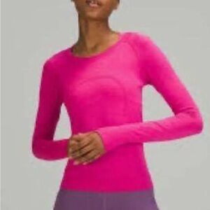 Lululemon Athletica swiftly tech long sleeve sonic pink